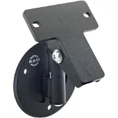 K&M 24161 Universal Structured Speaker Wall Mount Black