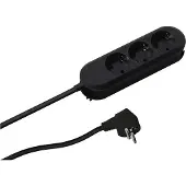 Sonstiges SMART stekkerdoos 3x geaard contact, geschroefd, zwart, 3 m