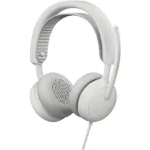 Logitech Zone Wired 2, Bekabeld, 20 - 20000 Hz, Gesprekken/muziek, 223,5 g, Hoofdtelefoon met microfoon, Wit