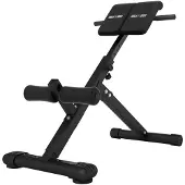 Gorilla Sports Inklapbare buik- en rugtrainer zwart