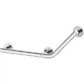 Keuco hoekig handvat 135Grad Plan Care projectie 673 266mm re. verchroomd fin.