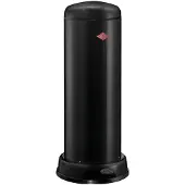 Wesco Big Baseboy Prullenbak met Soft Close | 30 Liter | Metaal - Zwart | Pedaalemmer