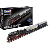 Revell Modelbouwpakket Treinen - 02190 Orient Express - Locomotief, Tender, CIWL Pullmann - Restauratiewagon - Trein Plastic - 1:87 - Modelbouw