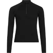 Icebreaker - Kids 260 Tech L/S Half Zip - Merino-ondergoed 110, zwart