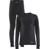Craft Baselayer Set Thermoset Kinderen Black 122-128