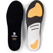 52bones GameTech High Arch - premium inlegzolen met hoge voetboog - optimale demping hiel en voorvoet - geschikt voor voetbal, tennis, hockey en volleybal - maat 37/38 - 1 paar