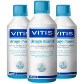 Vitis 3x Mondwater Droge Mond 500 ml