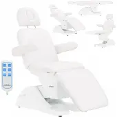 Calissimo Schoonheidsstoel elektrisch voor schoonheidssalon pedicure 3 actuatoren Mazaro