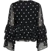 ONLY Blouse 'ONLNovara' zwart / wit