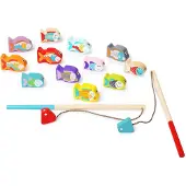 Cubika Vissen - Houten Spel Van 14 Delen