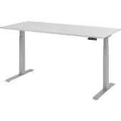 Hjh OFFICE PRO XDKB 19 S - Grijs 180 x 80 Tafelhoogte I Elektrisch in hoogte verstelbaar