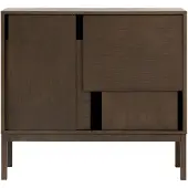 Design House Stockholm Layer dressoir Donker eiken, 120x110, met poten