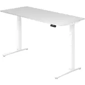 Hjh OFFICE PRO XBHM 19 WW - Wit 180 x 80 Tafelhoogte I Elektrisch in hoogte verstelbaar