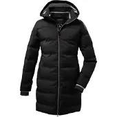 Killtec meisjesjas Kow 196 Grls Qltd Ct, een winterjas/parka met donslook en capuchon