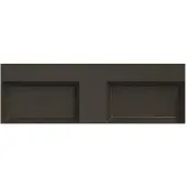 Xenz Dolce keramisch wastafelblad 140 met 2 kommen (141x46) coffee mat