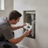 CR Rugzaktoilet "Concept Monobloc", wit, met dubbele spoeling