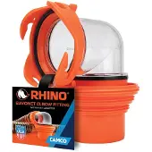 Camco Bayonet Elbow Fitting With 4 In 1 Adapter Rood