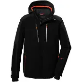 Killtec heren ski-jas/functionele jas met afneembare capuchon en sneeuwvanger, model KSW