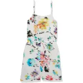 Desigual jumpsuit met all over print wit Meisjes | Maat: 116