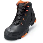 Uvex veiligheidsschoen, model 2, S3, zwart, oranje, breedte 12, maat 43