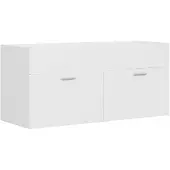 Möbelando Badkamer set "Prödel" gemaakt van spaanplaat in de kleur wit. Afmetingen (breedte/hoogte/diepte): 100x46x38 cm