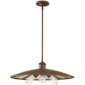 FEISS LED Hanglamp Urban Renewal | 3X E27 Max 60W | Dimbaar | Astral Bronze