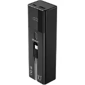 Tracer Powerbank, 10000mAh, 100W, PD+QC, zwart