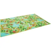 Snapstyle Vloerkleed Kinderen spelen Camping