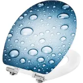 Cornat WC-bril waterdruppel - automatische daling - snelle bevestiging
