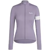 Rapha - Women's Core Thermal Long Sleeve Jersey - Fietsshirt M, roze/purper