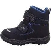 Superfit Snowboots 'HUSKY' blauw / navy / grijs