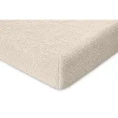 Eleganzzz Hoeslaken Teddy Pluche 35cm Hoekhoogte - off white 160x200cm