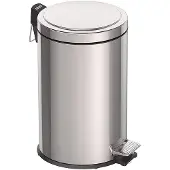 Tramontina Prullenbak Brasil Zilver 12 L