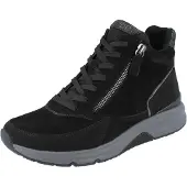 Gabor Rollingsoft Veterboots zwart Suede Maat 38