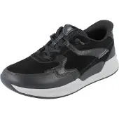 Gabor Sneakers laag zilvergrijs / zwart
