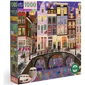 Eeboo 1000 Stukjes Puzzel Magisch Amsterdam - Puzzel