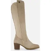 Rieker Hoge laarzen beige Suede Maat 36