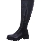 La strada Damenschuhe Stiefel Reißverschluss Schwarz Freizeit