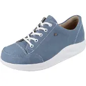 Finn Comfort halve schoen Ikebukuro 2911-834214, Finnamic antislipzool, suède, lichtblauw, uitneembaar voetbed, maat 39 1/2
