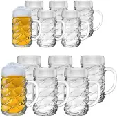 Stölzle Bierkrüge Diamond 0,5 l & 1 l Set van 12
