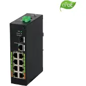 Dahua Technology DH-LR2110-8ET-120, L2, Fast Ethernet (10/100), Ondersteunt Power over Ethernet (PoE)