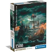 Clementoni High Quality Collection: Het Piratenschip, 1500 onderdelen, Kunst, vanaf 18 jaar