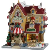 Lemax Father christmas gift shop, incl. adaptor 44338, 100 ma (white) ornament