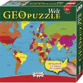 AMIGO Spiel + Freizeit GmbH Geo Puzzle - Wereld