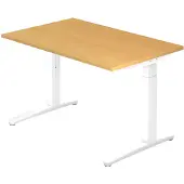 Hjh OFFICE PRO XTRA XB 12 WW - Beuken 120x80 Tafelhoogte I In hoogte verstelbaar