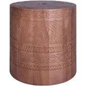 vidaXL Parasolstandaard, 28,05 kg, naturel, massief hout, cilindrisch