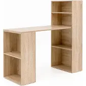 Wohnling Bureau WL5.693 met plank, afmetingen 120 x 120 x 53 cm, uitvoering: Sonoma hout