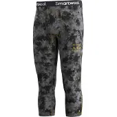 Smartwool - Thermokleding - M Classic Thermal Merino Base Layer 3/4 Bottom Boxed Black Tie Dye/Honey Gold voor Unisex van Wol - Maat 34-37 - Grijs