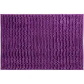 MSV Badkamerkleed/badmat voor op de vloer - paars - 60 x 90 cm - Microvezel - Badmatjes