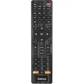 Hama 00221054, DVD/Blu-ray, TV, Infrarood, Draadloos, Knopbediening, Zwart